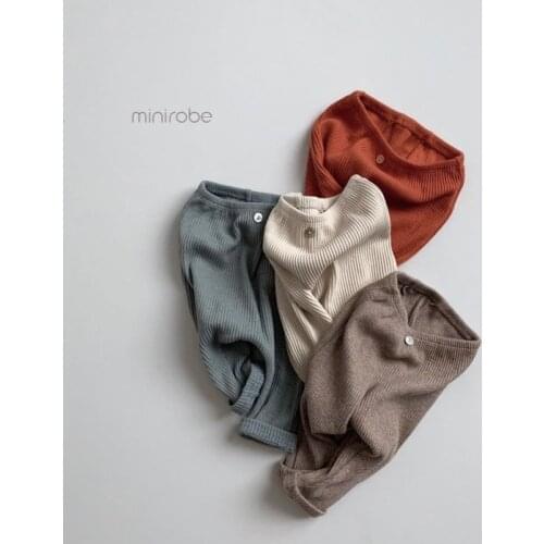 Baby Simple Wild Comfortable Thread Stretch Leggings Cotton Girls girls pants