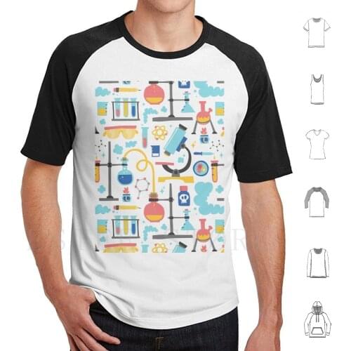 Chemistry Equipment T Shirt Men Cotton 6Xl Acid Atom Background Beaker Biology Biotechnology Blue Chemical Chemistry Concept