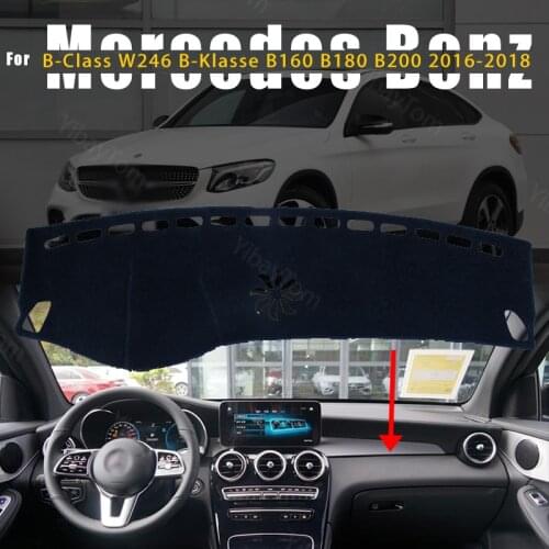 For Mercedes Benz GLC Class Coupe X253 C253 GLC300 2016-2020 Dashmat Dashboard Cover Dash Cover Mat Protective Carpet Styling