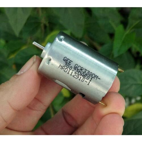 Micro Mini 380 Motor 10mm Shaft 27.7mm Round DC 6V 9V 12V 16800RPM High Speed Large Torque Car Boat Model Large Torque