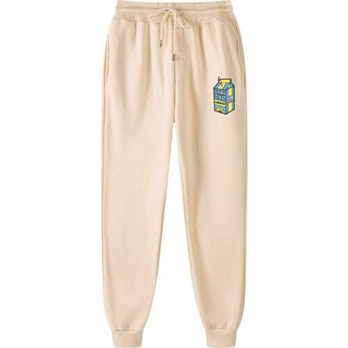 Mens Joggers Casual Pants Print Fitness Sportswear Tracksuit Bottoms Skinny Sweatpants Trousers Black White Jogger Track Pants