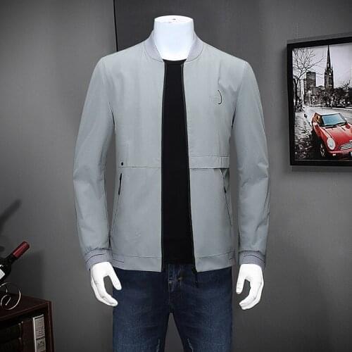 2020 New Plus Size Youth 8xl 7xl 6xl 5xl 4xl New Jacket Men Thin Bomber Jacket Men Wind Breaker Jacket Men Stand Collar