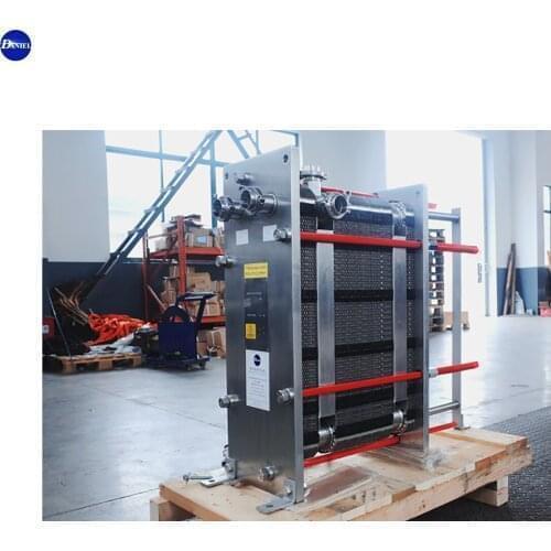 Professional manufacturing sanitary stainless steel 304 316L plate heat exchanger