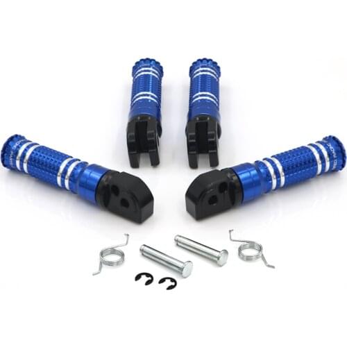 For YAMAHA YZFR6 YZF R6 2006-2020 Front Rear Footrest Foot Rest Pegs 2019 2018 2017 2016 Motorcycle Rider Passenger