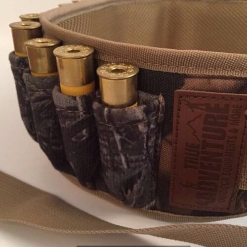 New men Bullet Belt 25 -round Shell Open -air Fighter D 'water Neoprene Camuflage Tactical Rifle Shell Band Belt Ta4 -003