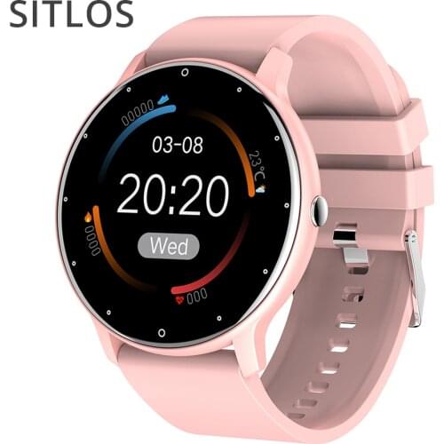 SITLOS 2021 New Smart Watch IP67 Waterproof Bluetooth 5.0 Full Touch Screen Sports Smartwatch Men Women for iOS Android