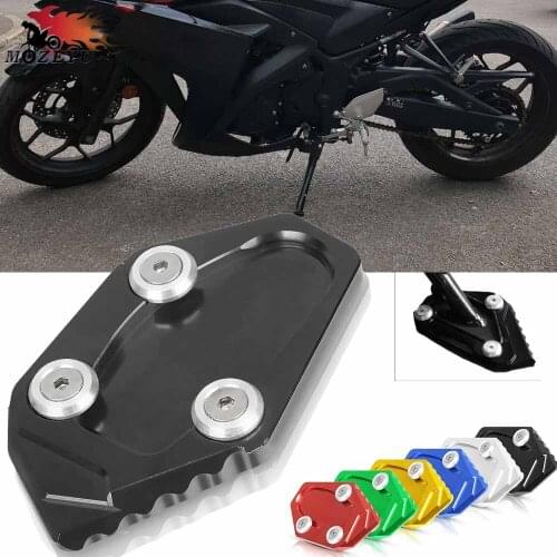 Tmax 530xp tmax Foot Stand Motorcycle Side Stand Enlarger Plate Foot Extension Enlarger shelf For YAMAHA TMAX530 XP530 2015 2016