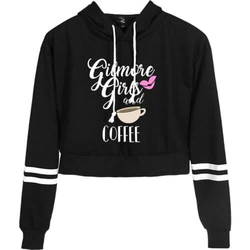 Gilmore girls American Family Ethics Drama Women Navel Hoodies Crop Sweatshirt Fashion Pullovers Girls Harajuku Kpop Hoody