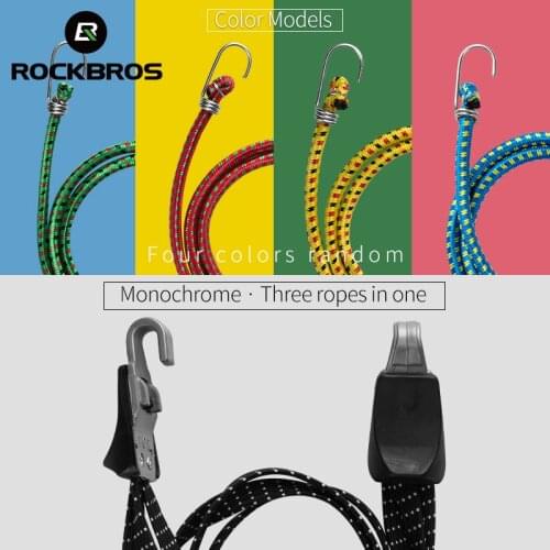 ROCKBROS Bike Rack Rope Colorful Bicycle Bag Fixing String Strong Tough High Elastic Luggage Ultralight Rope Cycling Accessories