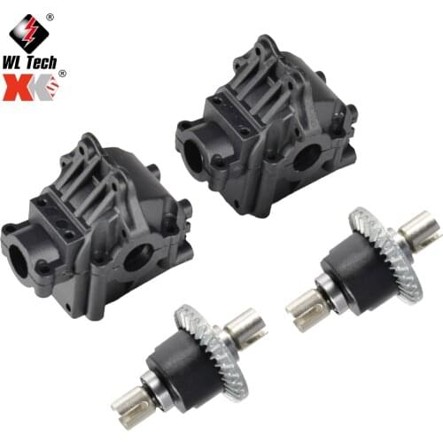 High Quality WLtoys 144001 Wave Box Gear Box Metal Differential Gear for 124018 124019 4WD RC Car Spare Part