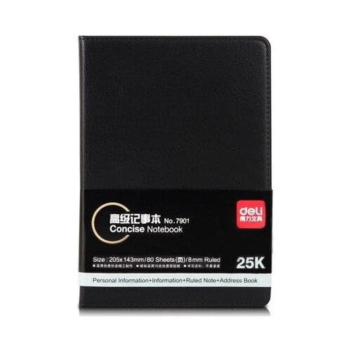 Good 7901 Notepad Business 25K diary leather face Conference stationery notebook