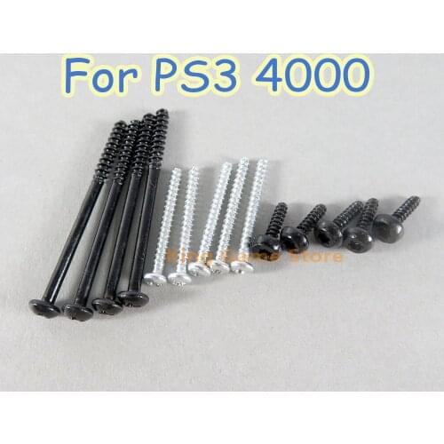 1set/lot Screws For Sony Playstation 3 PS3 Super Slim CECH-4000 Housing Shell screws for ps3 4000 4k Console Repair Part