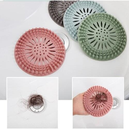 1Pcs Plastic Sink Drain Filter Bathroom Hair Catcher Stopper Trapper Drain Hole Filter Strainer for Bathroom Kitchen Accesories