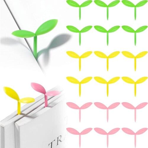 1pcs Sprout Bookmark Book Mark Paper Reading Office Home Book Accessories Gift Color Random