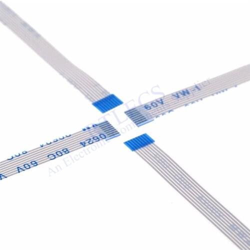 100pcs FFC FPC Flexible flat cable 9 PIN 0.5 mm pitch same sides Length 60 mm 80 100 120 150 200 250 300 400 500 mm ZIF