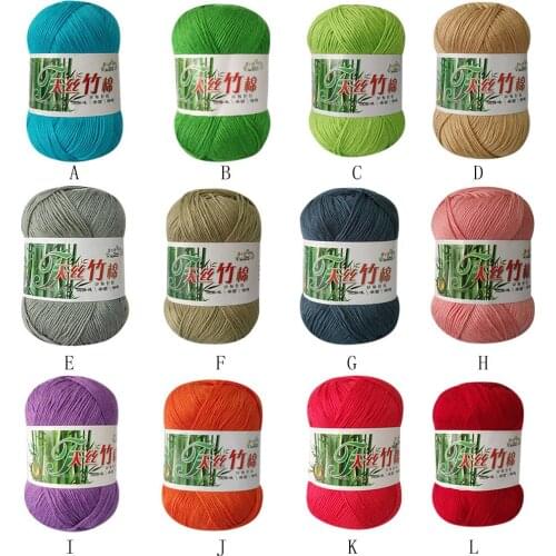 50g Milk Cotton Yarn Fine Quality Hand-knitting Thread Soft Warm Diy Cotton Threads Baby Wool For Hand Knitting Crochet Yarn #P2
