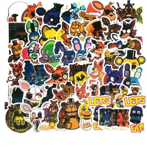 50PCS Midnight harem Stickers Skateboard Fridge Guitar Laptop Motorcycle Travel Luggage Classic Toy Sticker for Kid Gift