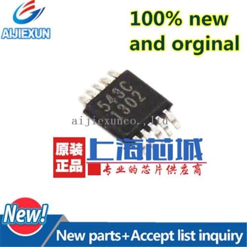 10Pcs CS5343-CZZR MSOP10 98 dB, 96 kHz, Multi-Bit Audio A/D Converter in stock 100% New and original