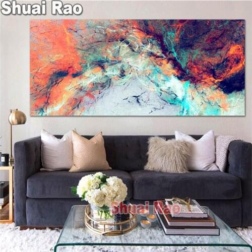 Fantasy abstract colorful 5D diamond painting diy embroidery full drill cross stitch square Round Dirll,Wall Stickers,New Gift