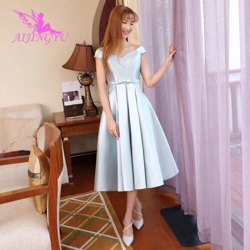 AIJINGYU 2021 2020 sexy bridesmaid dress wedding guest formal dresses