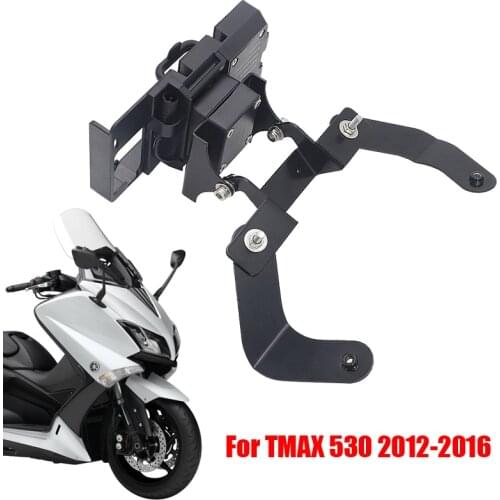 For YAMAHA TMAX 530 T-MAX 530 TMAX530 2012-2016 Motorcycle Accessories GPS and Navigation Holder Bracket Wireless charging