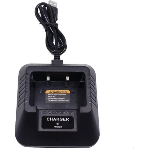 Baofeng UV-5R USB Desktop Battery Charger for Baofeng UV-5R UV-5RE DM-5R Plus Li-Ion Charger CB Radio Walkie Talkie Accessories