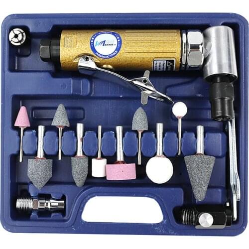 BM-80M 90 Degree Multifunction Pneumatic Grinding Polishing Machine Right Angle Air Die Grinder 25000RPM Chuck 3MM/6MM