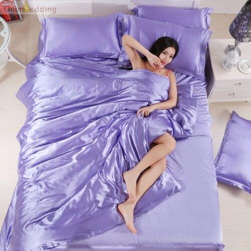 Thumbedding Bedding Set Luxury Soft Material Smooth Touching Duvet Cover Set Twin Full Comfortable Bed Cover with Pillowcase