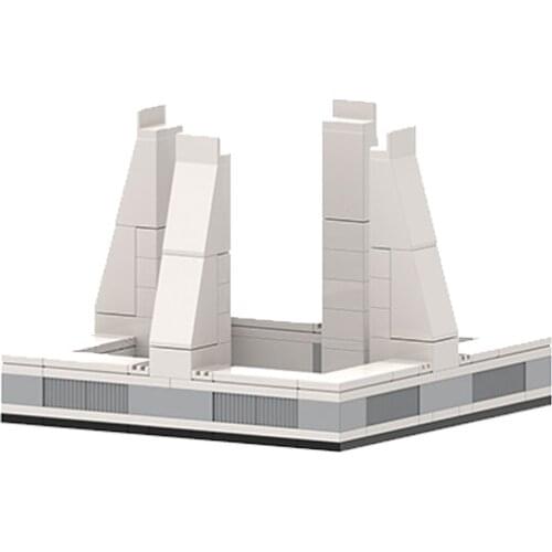 MOC Creative Saturn 5 Bracket Apollo Rocket Launcher Building Blocks Model Decoration Bricks Table Kids Boys DIY Toys Gifts