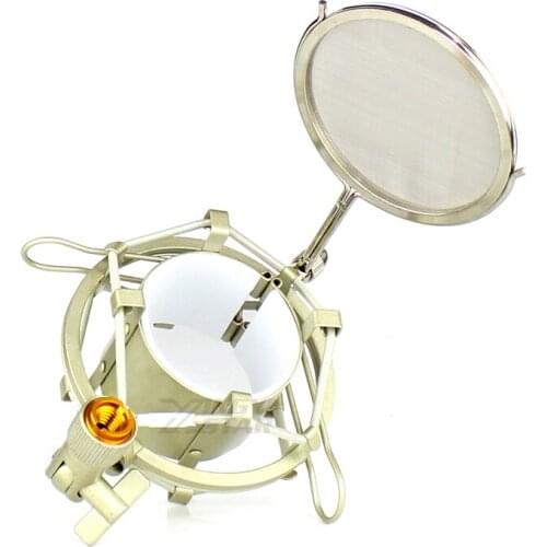 Metal Spider Microphone Shock Mount Stand Suspension Shockmount Mic Holder Windscreen For TAKSTAR CM 450 400 GL 200 400 PC K820