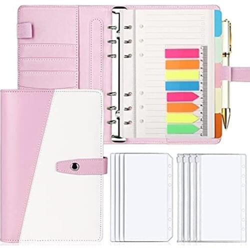 Money Organizer for Cash, Stylish Budget Binder with Cash Envelopes, Double-Color Cash Envelope Binder Cash Envelopes for Budget