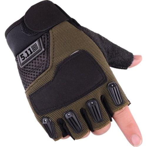 Fingerless Mens Gloves Military Tactical Gloves Outdoor Sports Shooting Hunting Airsoft Motorcycle Cycling Gloves Half Finger
