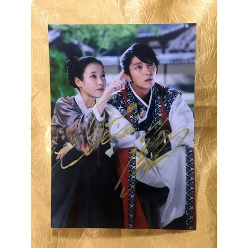 Signed Lee Ji Eun IU LEE JOON GI autographed photo 5*7 Scarlet Heart Ryeo K-POP 062020F