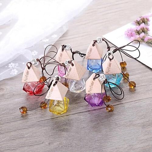 55% sales!Car Interior Decoration Empty Perfume Diffuser Bottle Fragrance Hanging Pendant