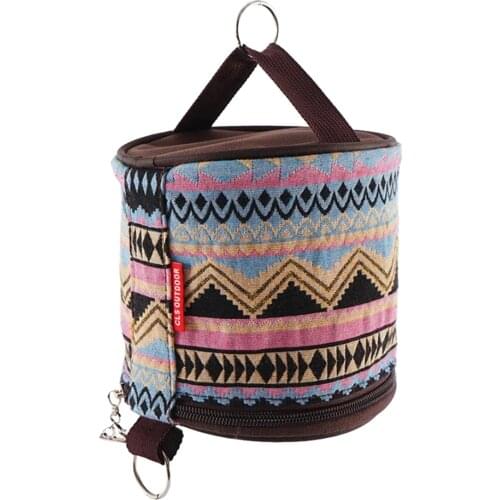 Outdoor Folding Toilet Paper Case Holder Tissue Hanging Holder Non-Woven Fabric Roll Case Storage Box Awning Tent Storage Bag