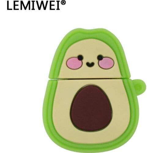 USB 2.0 Avocado USB Flash Drive 64GB 32GB Mini U Disk 16GB 8GB 4GB Cute Cartoon Fruit Pendrive Memory Stick