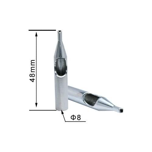 YILONG GOOD 6PCS 8D High quality Stainless Steel Tattoo tips Assorted Tips Kit for Tattoo Machine