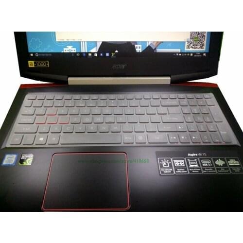 15.6" TPU Laptop Keyboard Protective Cover Skin Protector For Acer Predator Helios 300 PH315-51 PH315 51 VX5 VX15 593G 592G 591G