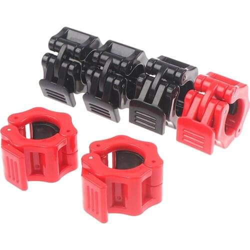 1 Pair 25 mm 28 mm 30 mm Spinlock Collars Barbell Dumbbell Clips Clamps Weight Bar Locks for Gym Wrokout Fitness Training