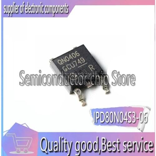 10pcs/lot QN0406 IPD80N04S3-06 New stock TO-252 40V 90A