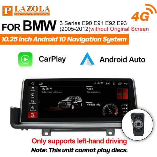 Android 10 Car Multimedia Navigation GPS Player For BMW 3 Series E90 E91 E92 E93 2005-2012 No Original Monitor CarPlay Left-hand