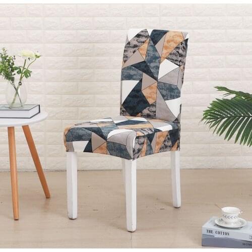 Stretch print chair cover Dining chair cover For hotels wedding banquet restaurant 1/2/4/3 pieces