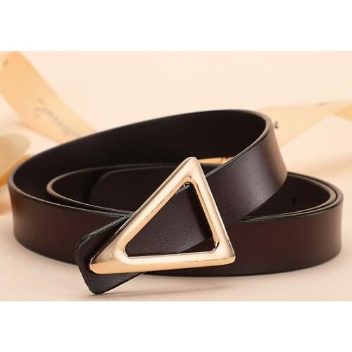【HIMUNU】Womens Belt Fashion Design Female Genuine Leather Fancy Vintage for Jeans Belts For Women