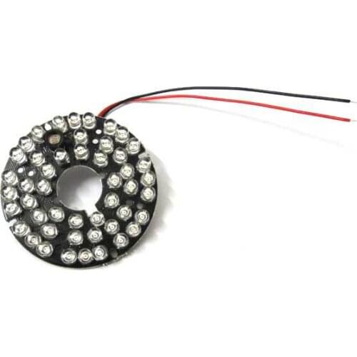 2Pcs 48 LEDs IR ulb Board Fit for 3.6mm, 6mm, 8mm lens 5mm Infrared Wavelength 850nm