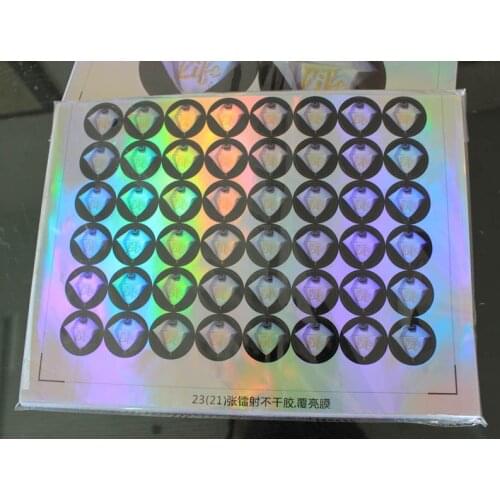 Customized High Quality Waterproof Permanent Adhesive Labels Sticker For Lighter