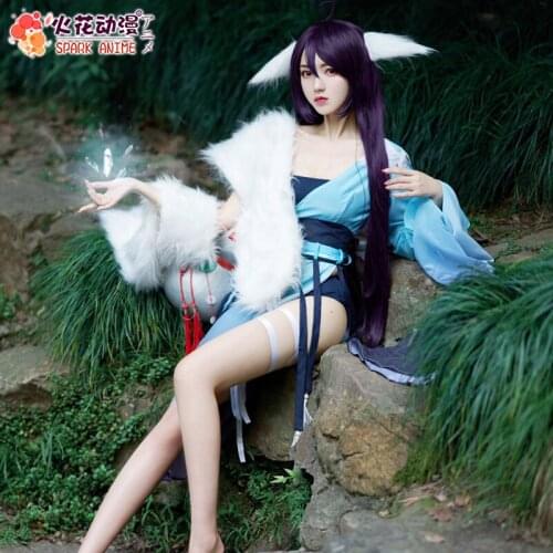 Hot Anime Fox Spirit Matchmaker Yaya Tushan Cosplay Costumes Antique Womens Clothing Halloween Carnival Fancy Party