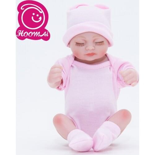 10 Inches Mini Full Silicone Vinyl Reborn Baby Doll Baby Alive Doll New Mummy Training Brinquedos Action Figure Toys