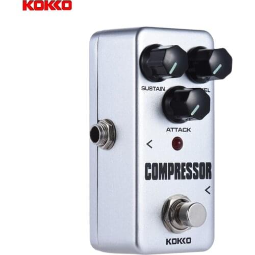 KOKKO FCP2 Mini Compressor Pedal Portable Guitar Effect Pedal guitar parts guitar accessories pedal guitar kokko guitar pedal
