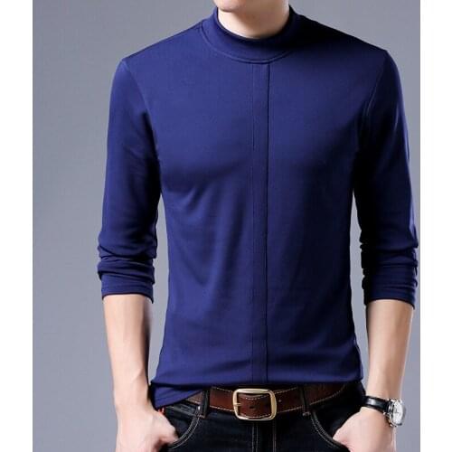 MRMT 2021 Brand Mens Sweatshirts Long Sleeve Round Neck Plus Velvet Thick Pullover for Male Youth Slim Sweatshirt