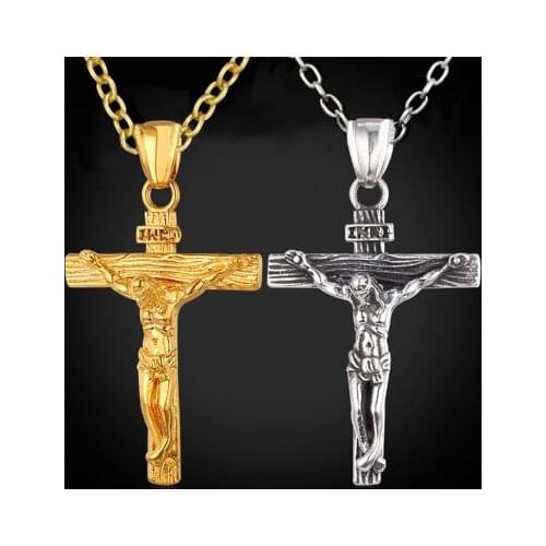 2021 Japan and South Korea Christian Jesus Believers Korean Mens Necklace Cross Pendant Jewelry